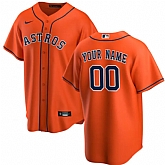 Astros Men's Customized Orange Nike Stitched Jersey,baseball caps,new era cap wholesale,wholesale hats